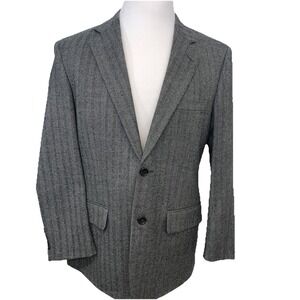 Botany Five Hundred Lambswool Herringbone Sport Coat 39 Short Jacket Blazer Work